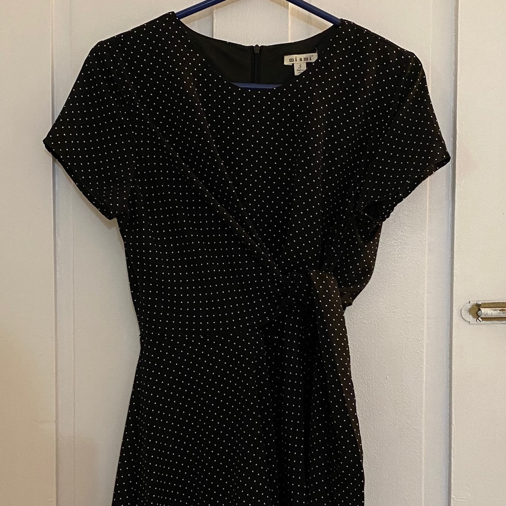 Summer polka-dot dress